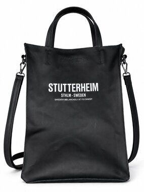 Stutterheim Djursholm Bag Matte Black Waterproof Tote Crossbody New With Tags